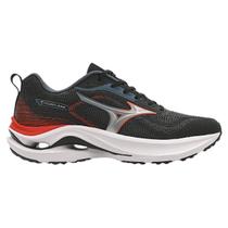 Tênis Mizuno Wave Vitality 7 Masculino - Preto-Laranja