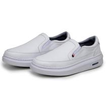 Tênis Mocassim Slip On Masculino Sapatenis Em Couro Legítimo Mule