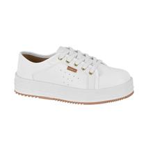 Tênis Moda Casual Feminino Moleca Branco