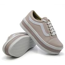 Tênis Moda Fashion Feminino com Cadarço e Sola Leve Estilo e Conforto Mulher Casual Tênis Moda Fashion Feminino com Cadarço e Sola Leve Estilo e Conforto Mulher Casual