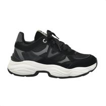 Tênis Moda Feminino Chunky Via Marte Preto Tênis Moda Feminino Chunky Via Marte Preto