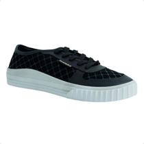 Tênis Moda Feminino Flatform Moleca Preto
