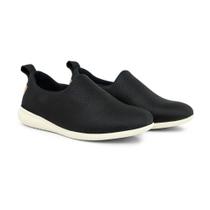 Tênis Moda Feminino Usaflex Elastano Laser Preto