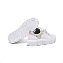 Tênis Moda Feminino Via Marte Branco