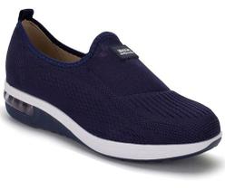 Tenis Modare Feminino Casual Esporão Fascite Joanete Sem Cadarço Slip On Anabela Conforto 7320217