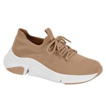 Tênis Modare Feminino Casual UltraConforto Calce Fácil nabran Original Slip On Confortável Knit Cadarço Basico