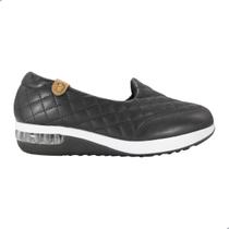 Tênis Modare Strech Napa Sense Flex Preto/Camel Tênis Modare Strech Napa Sense Flex Preto/Camel