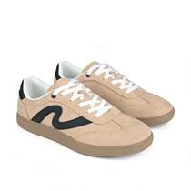 Tênis modernos Chavies Retro Classic Casual Tan para mulheres