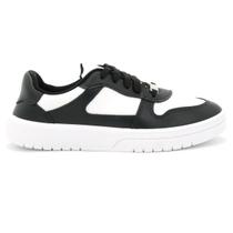 Tênis Moleca 5791.110 Flatform Biocolor Amarrar Feminino