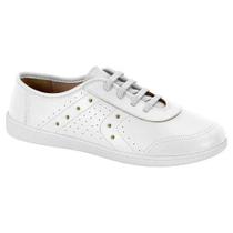 Tenis Moleca Branco 8908.460 Calce Facil