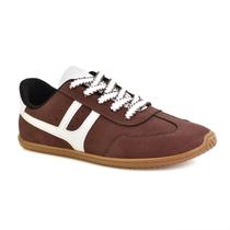 Tênis Moleca Camurça Flex Feminino Chocolate Estilo Moderno -