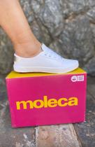 Tênis Moleca Casual Branco/Prata Tênis Moleca Casual Branco/Prata