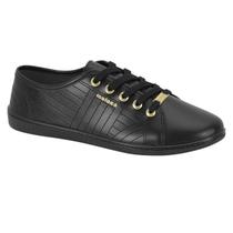 Tênis Moleca Casual Feminino All Black Texturizado 5605.434 Tênis Moleca Casual Feminino All Black Texturizado 5605.434