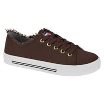 Tênis Moleca Casual Feminino Básico Desfiado 5667.322