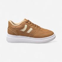 Tênis Moleca Casual Feminino Caramelo Tênis Moleca Casual Feminino Caramelo