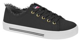 Tênis moleca casual feminino preto 5667.322