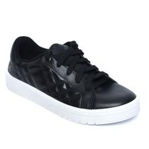 Tênis Moleca Casual Feminino - Preto e Branco