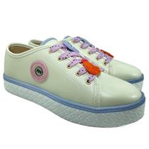 Tênis Moleca Casual Frutas Feminino - Branco Tênis Moleca Casual Frutas Feminino - Branco