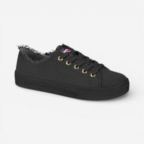 Tênis Moleca Casual Lona Preto Tênis Moleca Casual Lona Preto
