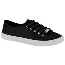 Tênis Moleca Casual Nobuck Feminino Preto