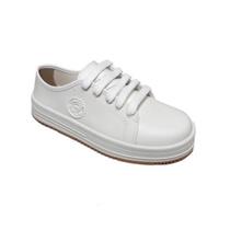 Tênis Moleca Casual Plataforma Napa Branco Feminino 5782.101