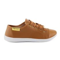Tênis Moleca confortável de cadarço elegante casual bico verniz - ref. 5605.412 Tênis Moleca confortável de cadarço elegante casual bico verniz - ref. 5605.412