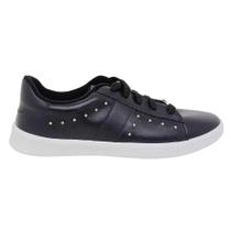 Tênis Moleca Feminino Casual Aplique Lateral Preto