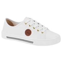 Tênis Moleca Feminino Casual Sola Alta Flatform Moda Branco