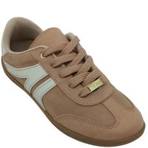 Tênis Moleca Feminino Napa/Camurça com Recortes Laterais Tênis Moleca Feminino Napa/Camurça com Recortes Laterais