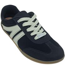 Tênis Moleca Feminino Napa/Camurça com Recortes Laterais Tênis Moleca Feminino Napa/Camurça com Recortes Laterais