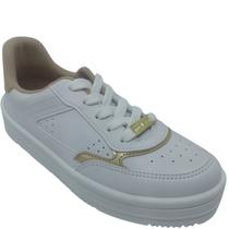 Tênis Moleca Feminino Napa Sardenha Neo com Recortes Coloridos Tênis Moleca Feminino Napa Sardenha Neo com Recortes Coloridos