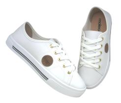 Tenis Moleca Feminino Sola Baixa Macio Sapatênis Confortável Casual