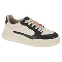 Tênis Moleca Flatform Sneakers Detalhes Coração Casual Feminino 5808.103 (65646)