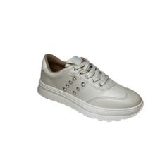 Tenis Moleca Jogging Casual Com Detalhes Em Pedraria Leve