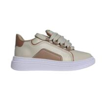 Tênis Moleca Napa Pele Stretch Casual