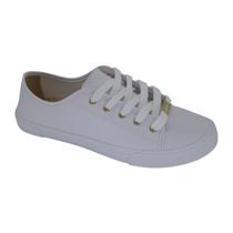 Tênis Moleca Napa Sardenha 5296510 - Feminino Cor:BrancoTamanho:36 Tênis Moleca Napa Sardenha 5296510 - Feminino Cor:BrancoTamanho:36