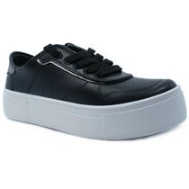Tênis Moleca Neo Metalizado Feminino - Preto Tênis Moleca Neo Metalizado Feminino - Preto