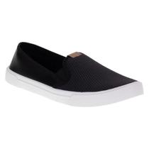 Tênis Moleca Slip On Napa Feminino Preto Tênis Moleca Slip On Napa Feminino Preto