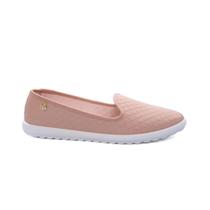Tênis Moleca Slip On Solado Texturizado Feminino Nude Tênis Moleca Slip On Solado Texturizado Feminino Nude