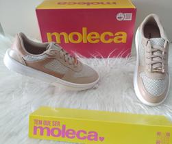 Tênis Moleca Tela Shine Glamour Sardenha REf: 5791.110 Tênis Moleca Tela Shine Glamour Sardenha REf: 5791.110