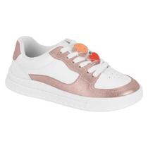 Tenis Molekinha Casual Emoji Divertido Metalizado 2575.107