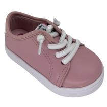 Tênis Molekinha Casual Napa Turim 2118591 - Infantil Cor:RosaTamanho:19
