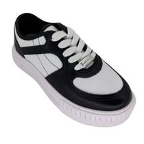 Tênis Molekinha Casual Napa Turim 2565319 - Juvenil Cor:Preto/BrancoTamanho:28 Tênis Molekinha Casual Napa Turim 2565319 - Juvenil Cor:Preto/BrancoTamanho:28