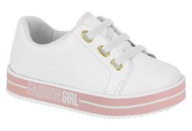 Tenis Branco Na Moda Infantil Feminino com Preços Incríveis no Shoptime