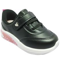 Tenis Molekinha Infantil Feminino Brilhante Led