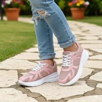 Tênis Molekinha Juvenil Menina Esportivo Chunky Rosa Original Confortável Escola Cor:RosaTamanho:27