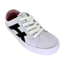 Tênis Molekinha Napa Sardenha 2524462 - Juvenil Cor:Branco/PretoTamanho:32