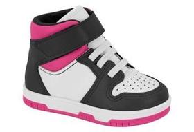 Tênis Molekinha Preto/Pink Ref.: 2728.105 Tênis Molekinha Preto/Pink Ref.: 2728.105