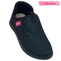 Tênis Molekinha Slip On Glitter Shine Star Feminino