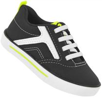 Tênis Molekinho com elástico Preto/Branco Ref.: 2133.670 Tênis Molekinho com elástico Preto/Branco Ref.: 2133.670